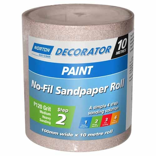 Sandpaper No Fill Adalox 115mm X 50m 180G 188249 66623321155