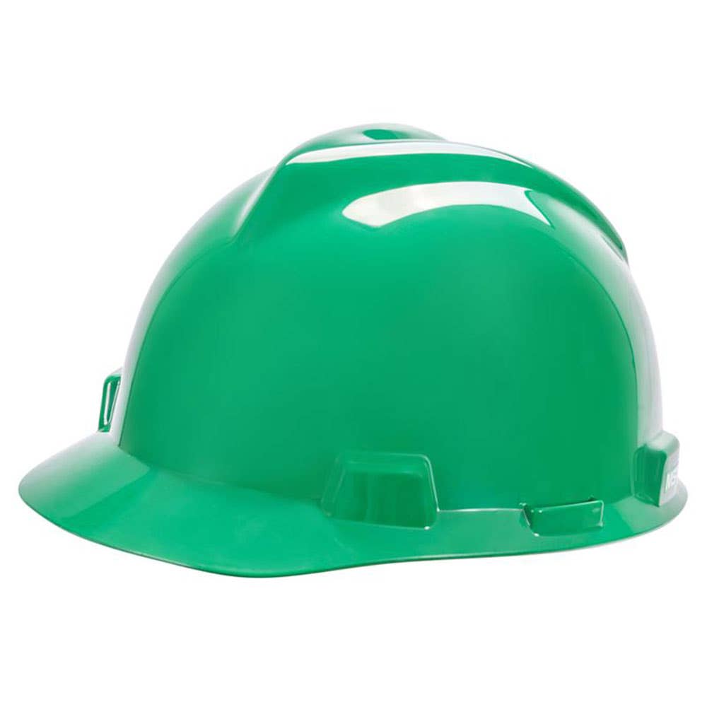 Hard Hat Green Unvented V-Gard Elite  MSA 20626001 226000GN