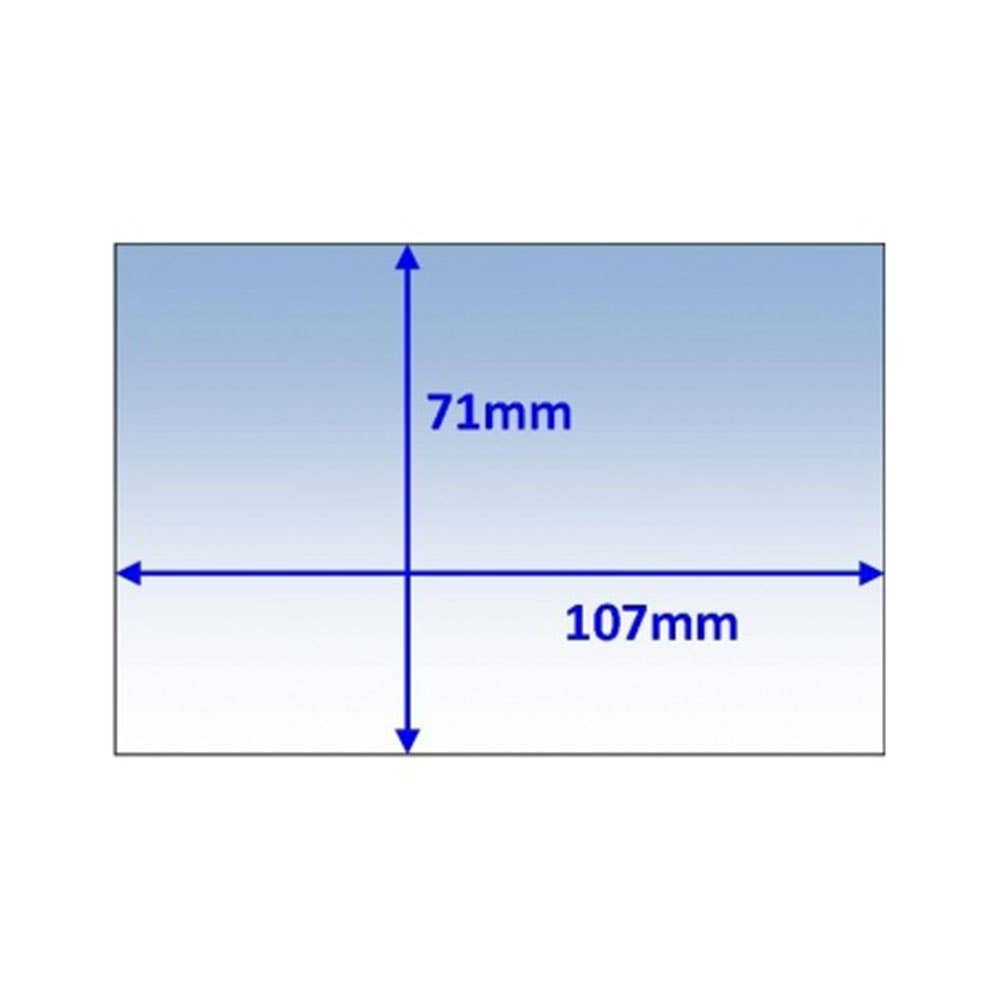 Lens Clear Inner 107 X 71mm WH70 Helmet 206492 KC-J9932