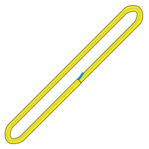 Sling Round Hi Tenacity Yellow WLL 3T x 2m 267139 MRS3000X2