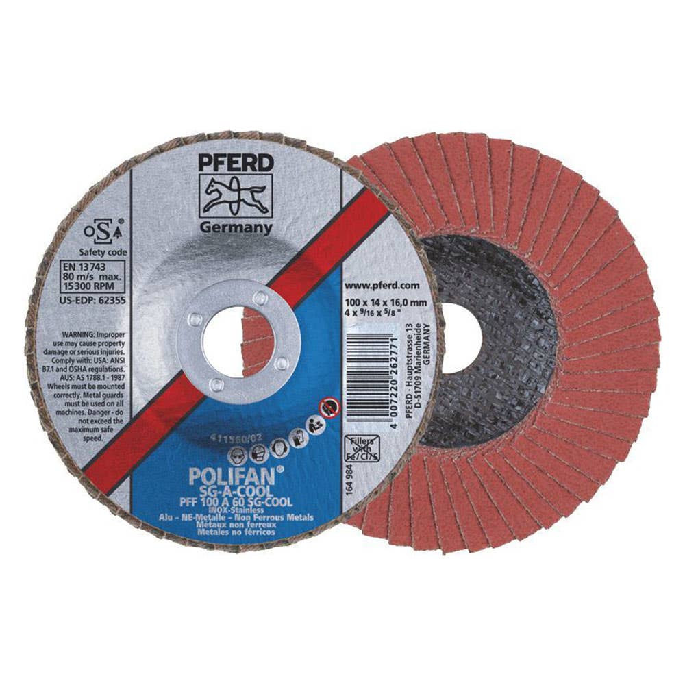 Flap Disc 100mm A60 Cool 60G Polifan Pferd 209149 67656100