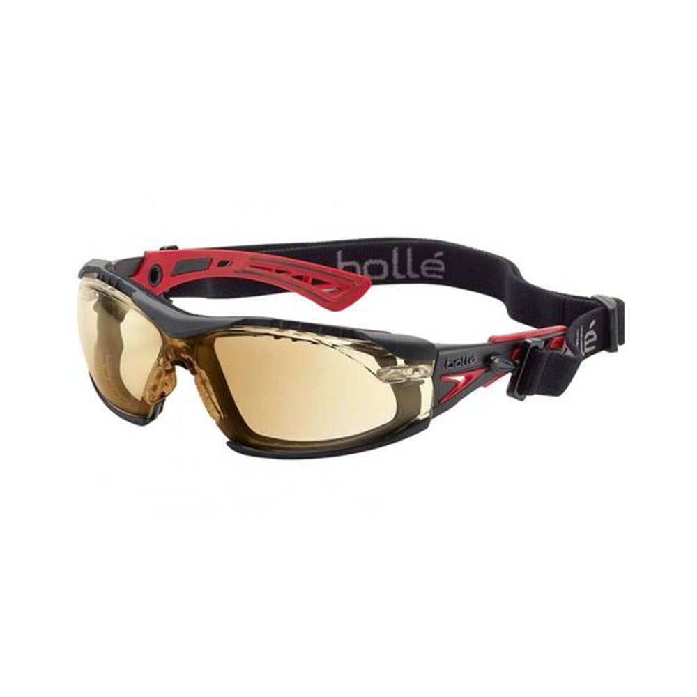Safety Glasses Rush+ Seal With Gasket & Strap Twilight Lens 209416 1662310 + 1662320