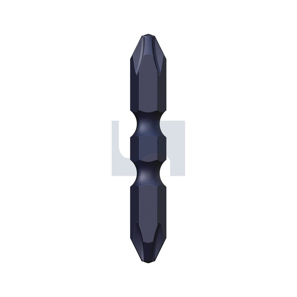 Double Ended Ph S2 Alloy Steel Standard Drive Bit 1/4'' Ph2 45 - Pk 25_40098960_TXDDDPHS20045