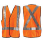 Hi-Vis Safety Vest Taped X-Back Orange_SVOASX