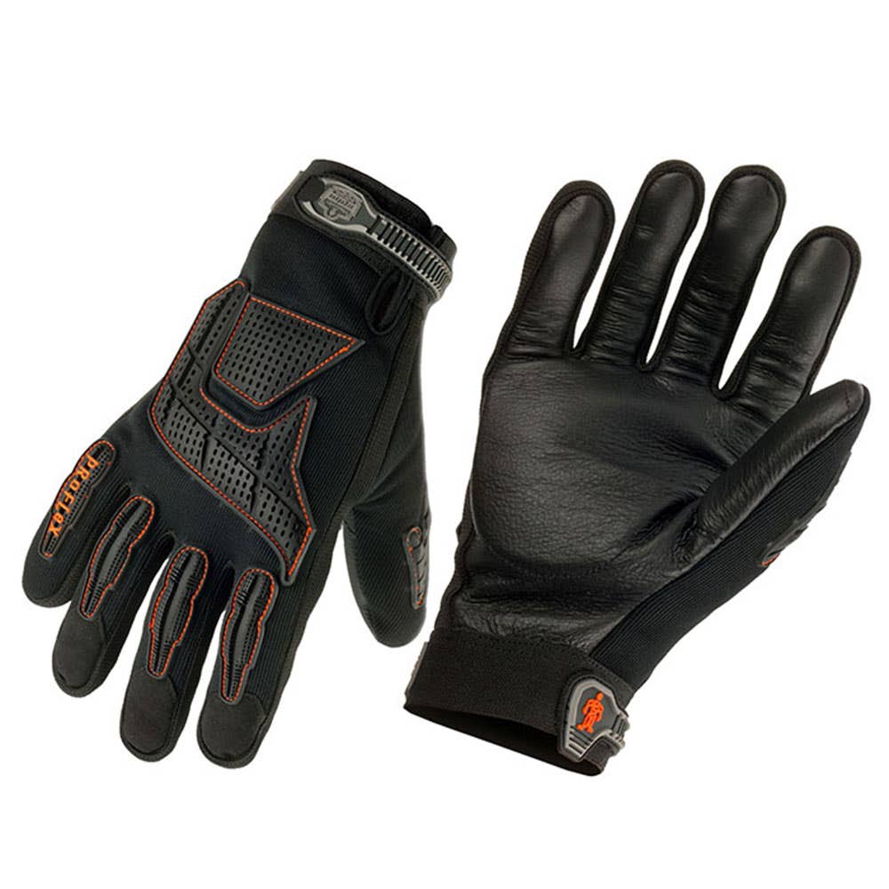 Gloves Anti Vibe Dorsal Protection Certified AV Black 2XL 9015F Proflex 213757 16236