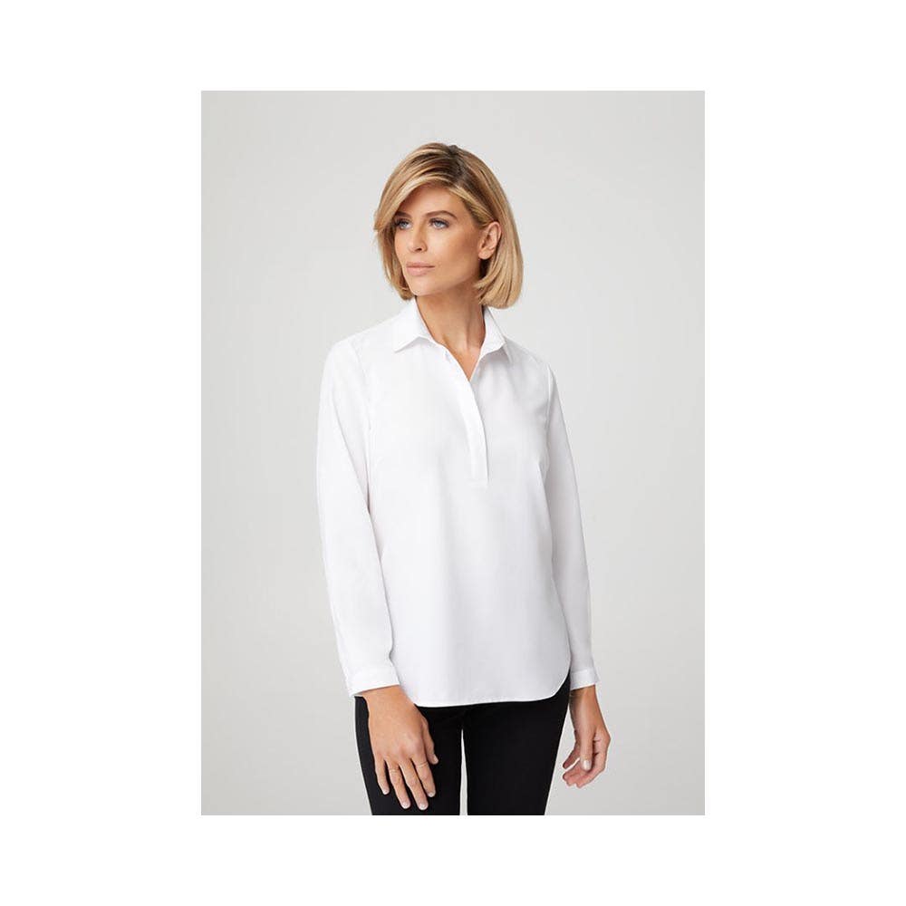 2147 Ladies Ezylin Meghan L/S Poly Shirt GLEN2147_GLEN2147