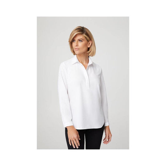 2147 Ladies Ezylin Meghan L/S Poly Shirt GLEN2147_GLEN2147
