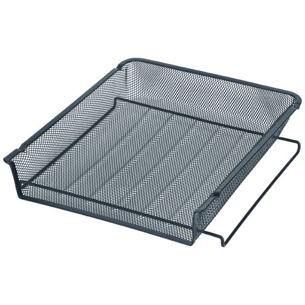 Esselte Document Tray Metal Mesh Portrait A4 Black 215040001 47546