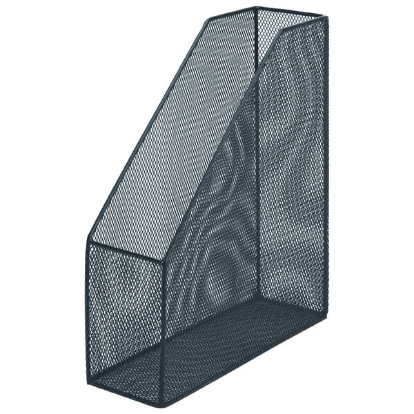 Esselte Magazine File Metal Mesh 95X265X298mm Black_215040101_47550