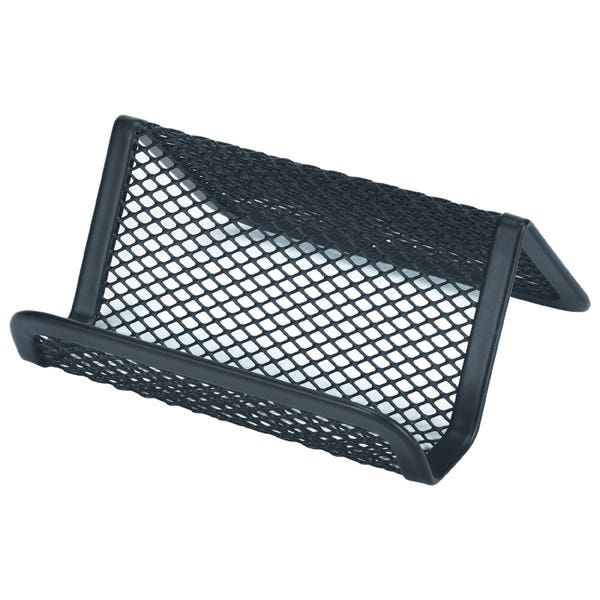 Esselte Business Card Holder Mesh 95x77x40mm Black Black_215040201_47548