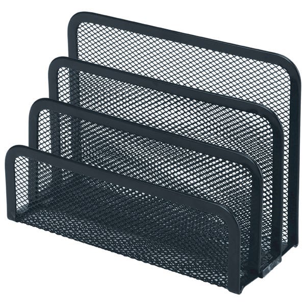 Esselte Mesh Vertical File Sorter 176X80X140mm Black 215040801 47549