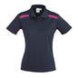 Shirt Polo Womens S/S Polyester Biz Cool United Navy/Magenta 12  Biz 431183 P244LS-NAV/MAG-12