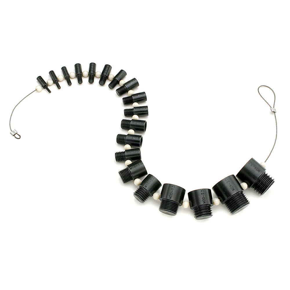 Cable Thread Gauge Metric M3 - m24 Black Oxide 217612 XXTHREADCHKCAB-M