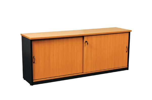 Rapid Worker Credenza 1800X450X730 Lockable Beech/Ironstone_1015264_CMZ1845 B/I