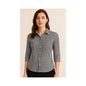 Shirt Womens 3/4 Sleeve Black Check 10 City Collection_40080446_2207-BLK-10