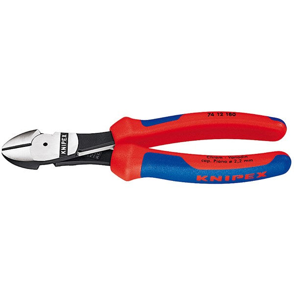 Pliers Side Cutting Spring 180mm Knipex 91798201 7412180