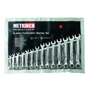 Spanner Set Combination 14 Piece Metrinch 1939007 MET-0125