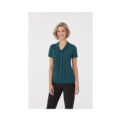 Shirt Womens Pippa Knit S/S Poly Jade 2XL City Collection_40080361_2222-JADE-2XL