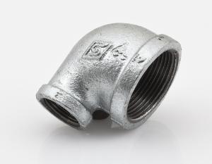 Elbow Mal Galv Female x Female 90 Deg 3/4'' x 1/2'' BSPT 20 x 15mmNB 2916004 LE2015