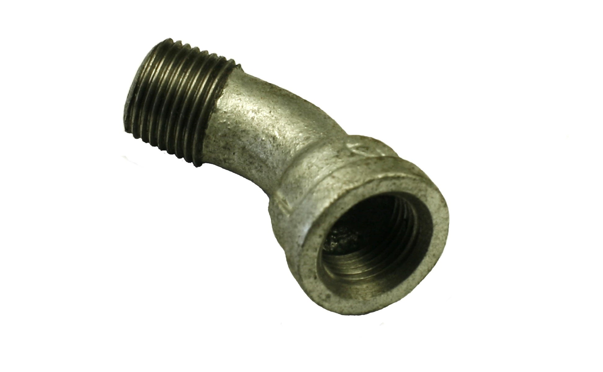 Bend Galvanised Male x Female 45 Deg 1/2'' BSPT 15mmNB 2902002 LBDMFF15