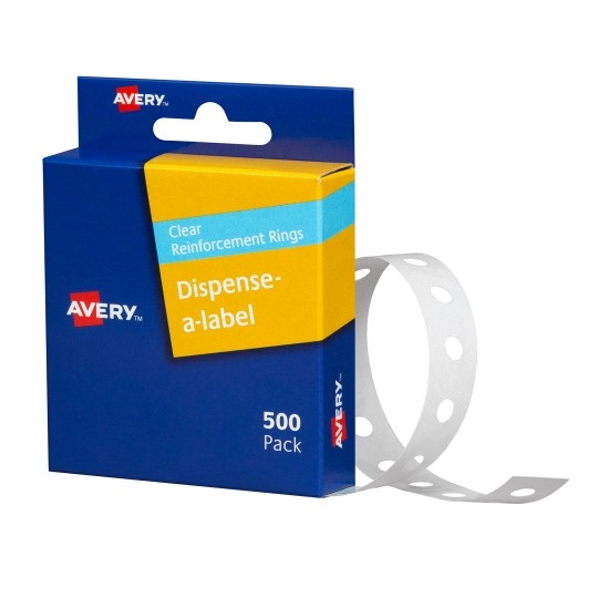 Avery Reinforcement Rings 13mm Diameter Round Permanent Box 500_22546000_934241