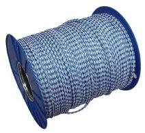 Rope Polyethylene Ski 8 Plait Spool 8mm x 200m Blue/White Kangarope 91350048 SR08X200BUW