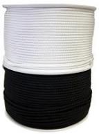 Cord Polyester 8 Plait Nylon White 4mm x 400m Kangarope 91118055 PY048P400W