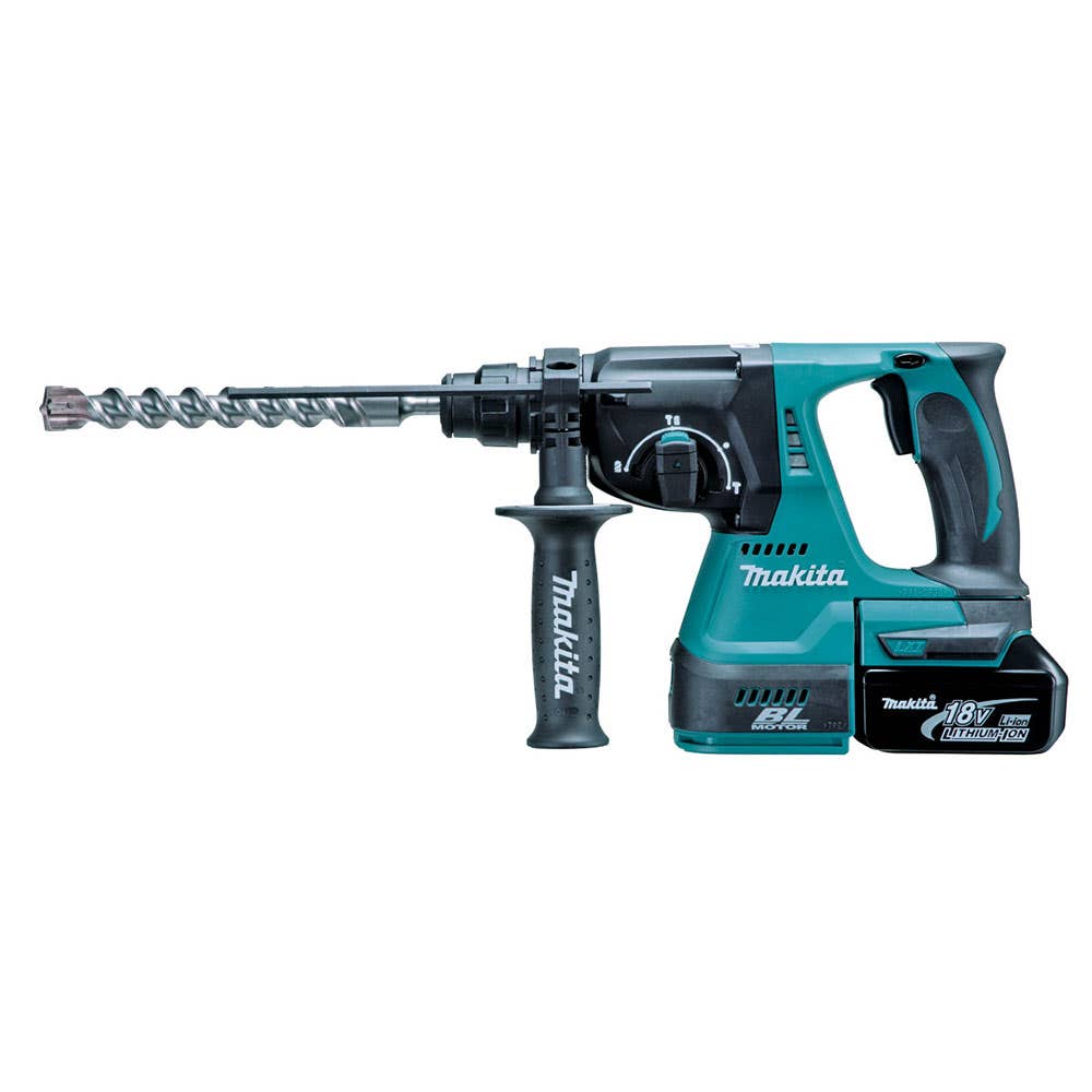 Drill Rotary Hammer Brushless 18V Kit 2 x 5Ah Batteries Makita DHR242RTE 227777 DHR242RTE