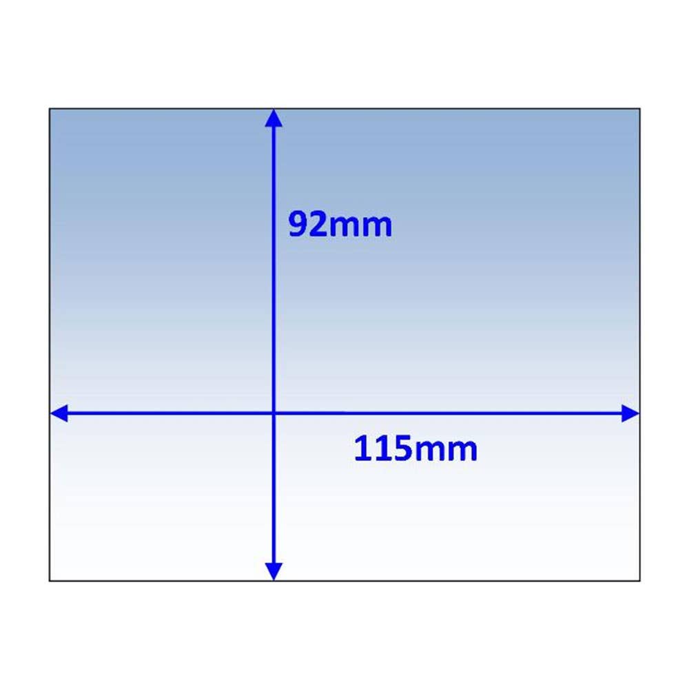 Promax 500 Inner Lens Clear 105 x 92mm 5 Pack 227960 WC-05322