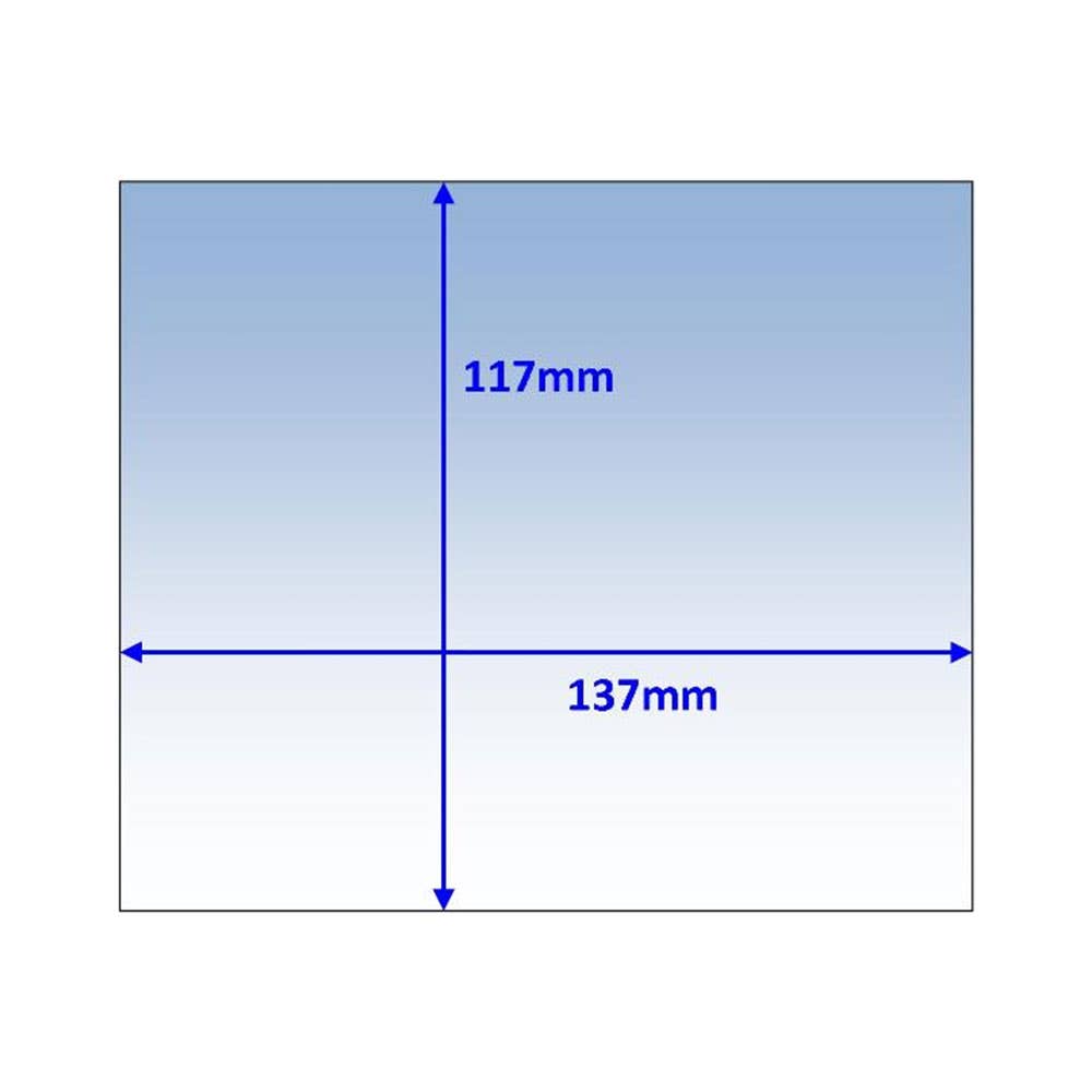 Promax 500 Outer Lens Clear 137 x 117mm 10 Pack 227961 WC-05324
