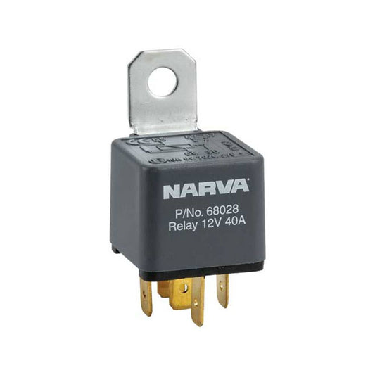 Relay Normal Open 5 Pin 12V 30A Narva 228256 68024BL