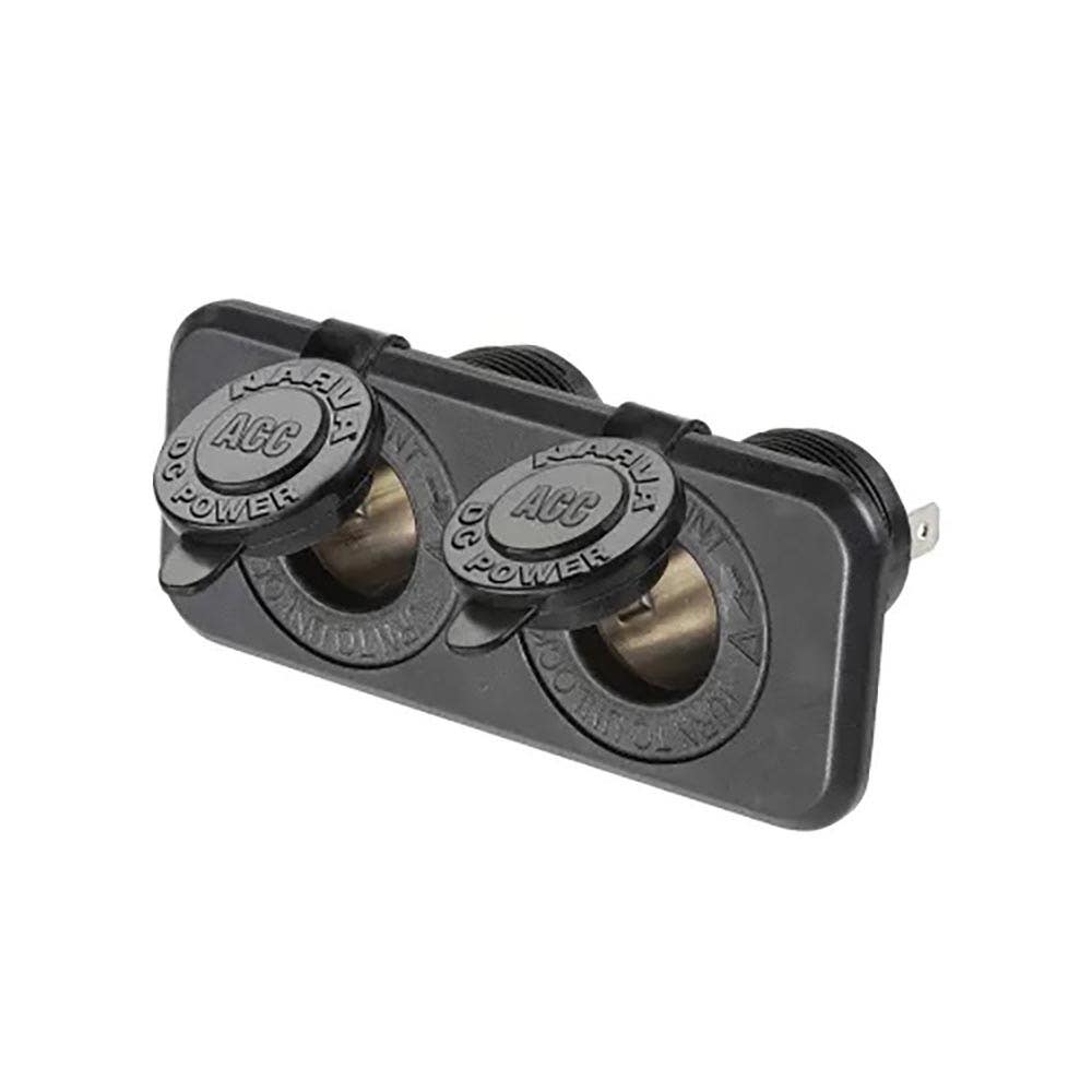TWIN CIG. LIGHTER SCKT BL_228275_81027BL