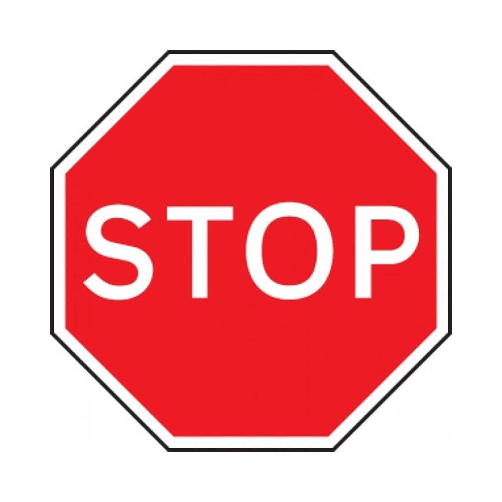 Sign STOP Octagonal 750mm Aluminium_228718_TSTOP750AL