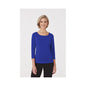 Smart Knit Top 3/4 Sleeve Royal - 2XL_36013809_2290-ROY-2XL