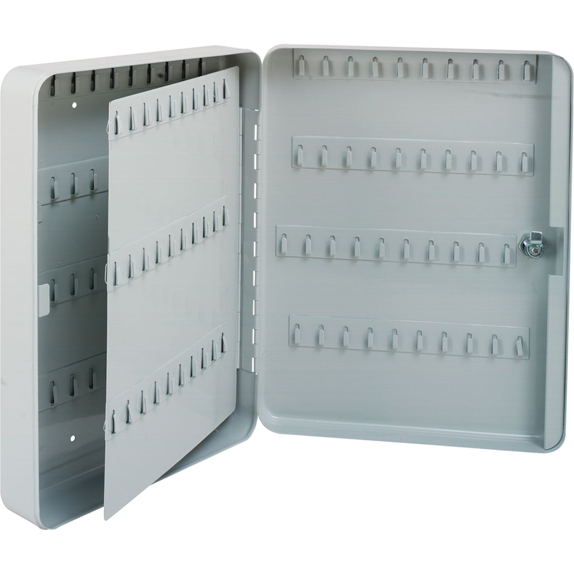 Esselte Key Cabinet No.4 140 Keys 370X280X80mm Grey 230037411 0306240