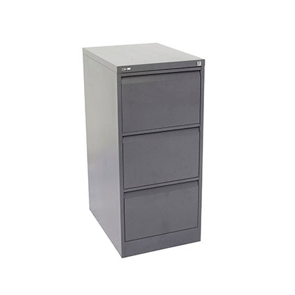 Rapid Filing Cabinet 3 Drawer Go Steel Black Ripple_9005500_GFCA3 BR
