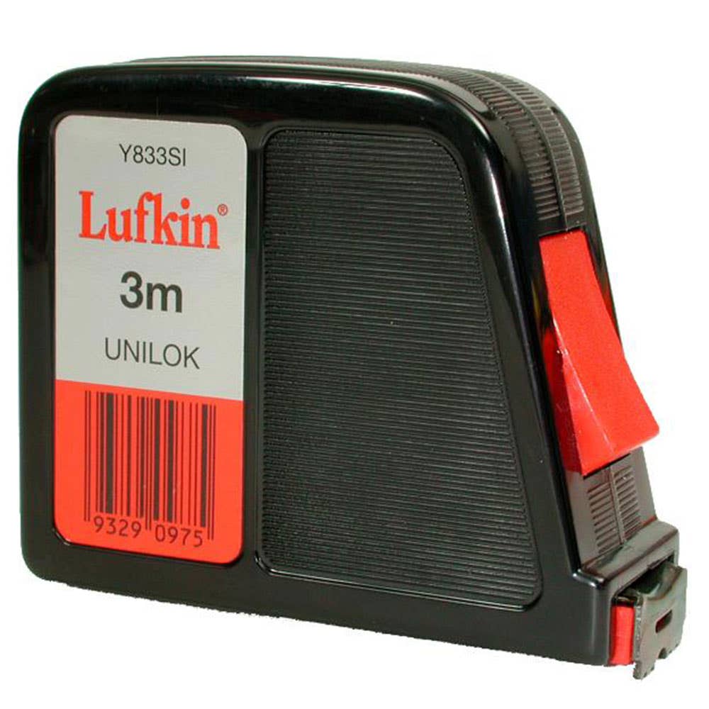 Tape Measure 3m x 19mm Metric Unilok Lufkin 2330002 Y833SI