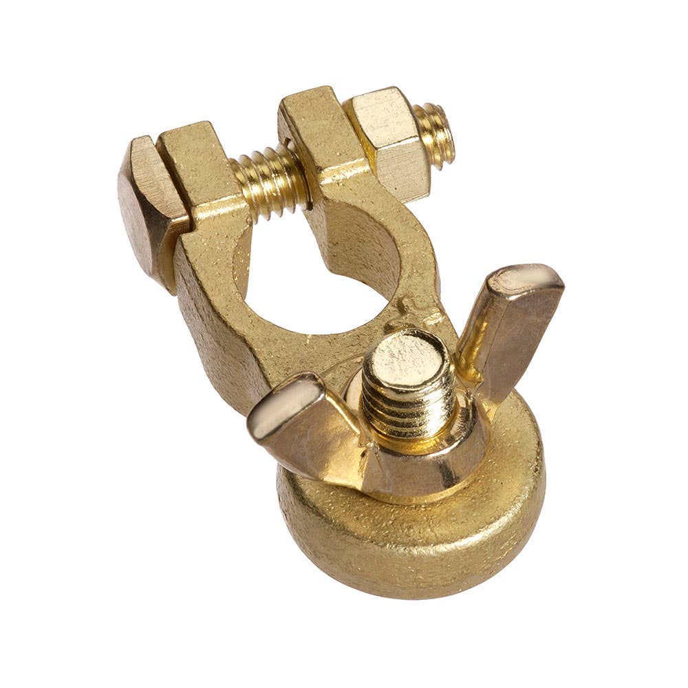 Terminal Battery Brass Negative Heavy Duty Wingnut 10mm 3/8'' 233803 BT14H-N1