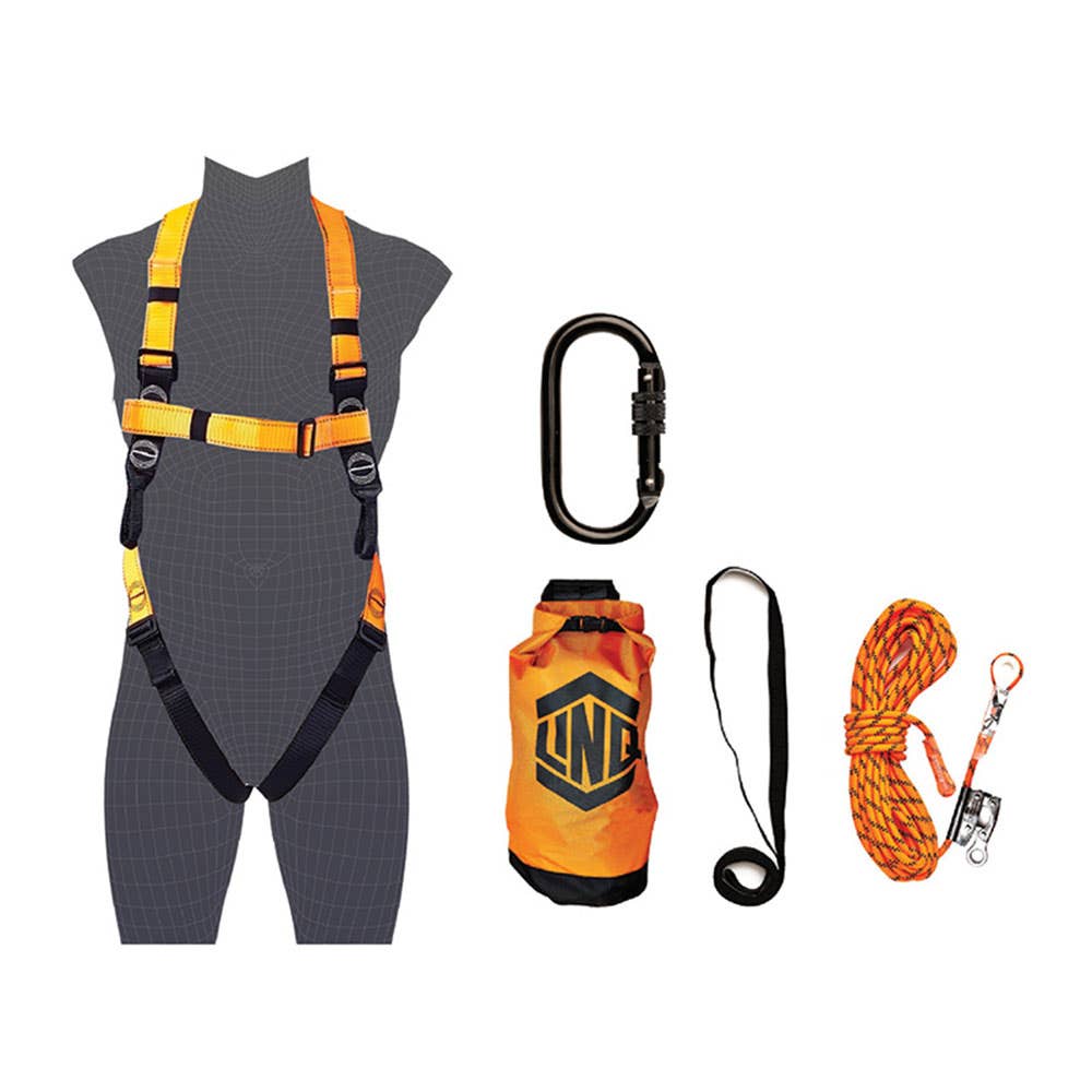 Roofers Harness Kit Basic With Shock Absorbing Assembly Pack 235062 KITRBSC