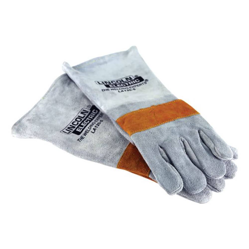 LINCOLN GLOVES GREY LEATHER 390MM 235131 LA120-5
