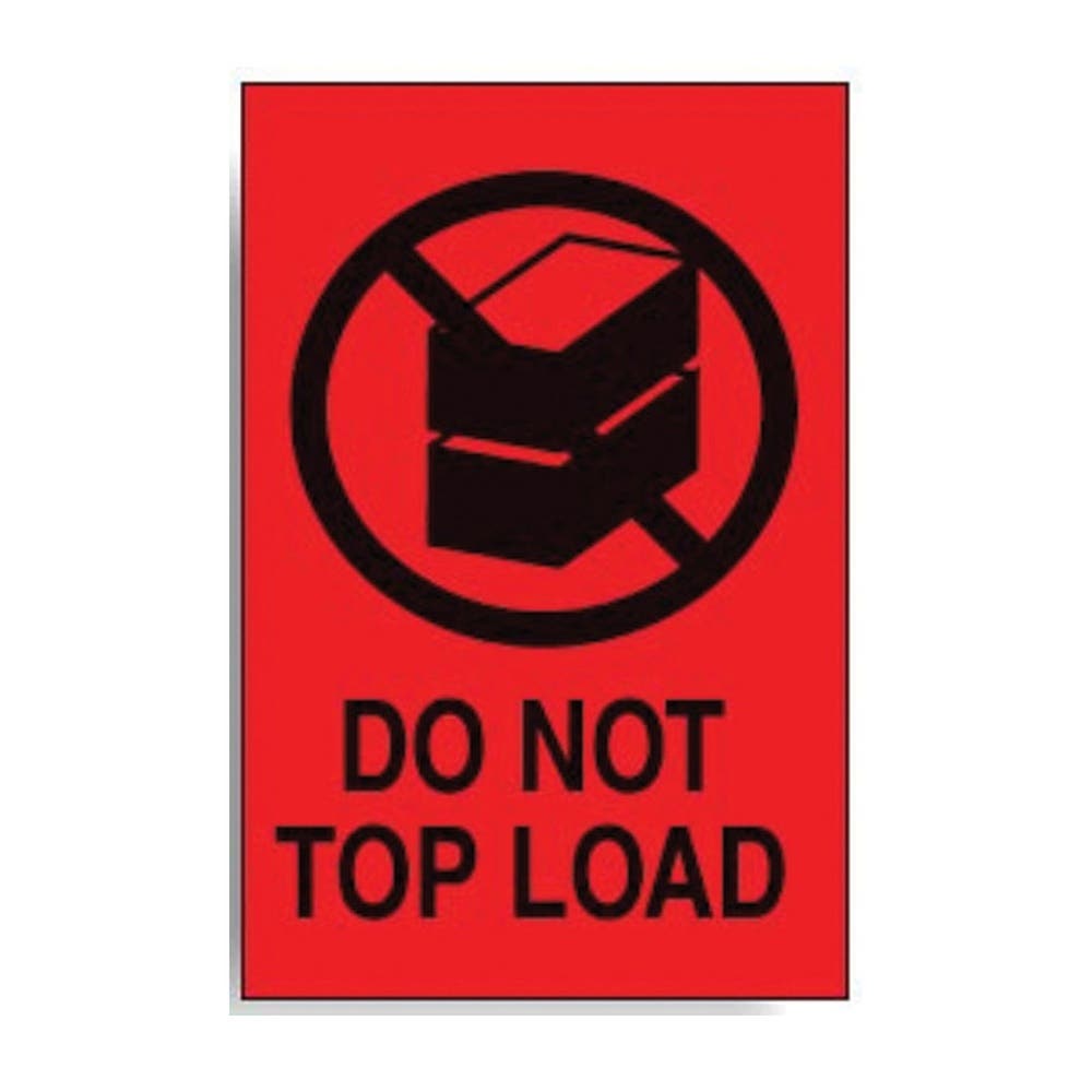 Ship Label ''do Not Top Load'' Roll Of 500 236998 834424