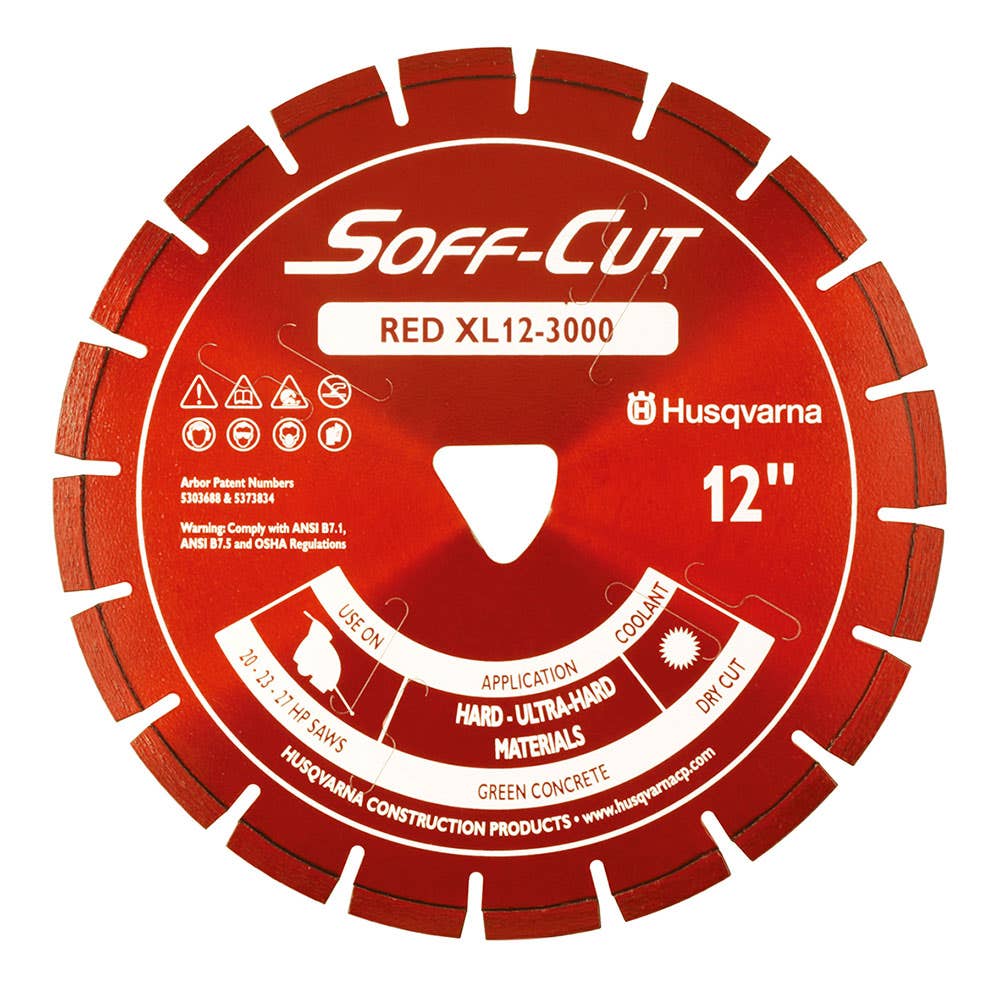 XL6-3000 Red 152mm Dry Segmented Rim Diamond Blade 237080 542777007