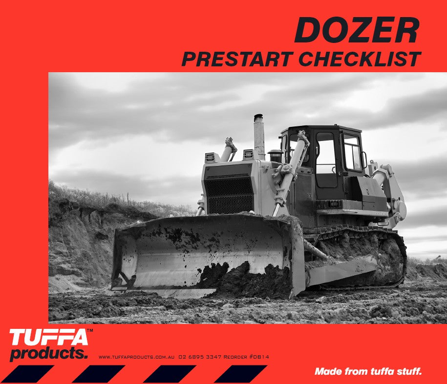 Book Prestart Checklist Dozer 40027398 DB14