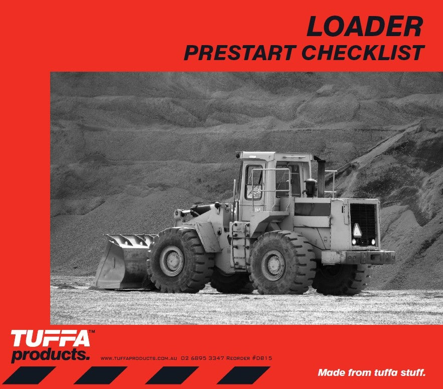 Book Prestart Checklist Loader 40027399 DB15