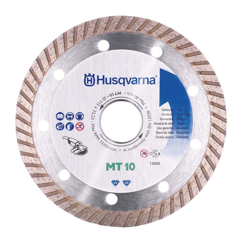 MT10 Turbo Wave 180mm Dry Fluted Continuous Rim Diamond Blade 237728 579820460