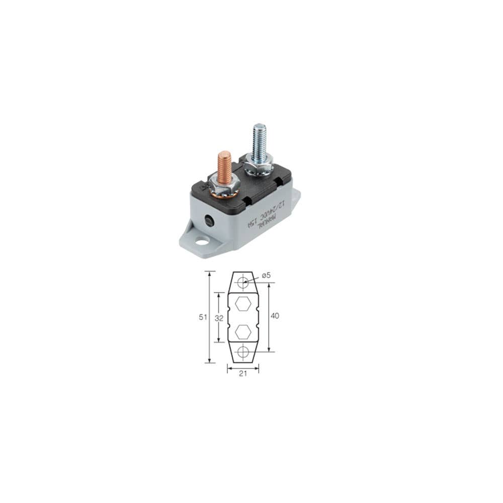 Circuit Breaker Manual Reset 20 Amps 54920 Narva 241510 54920