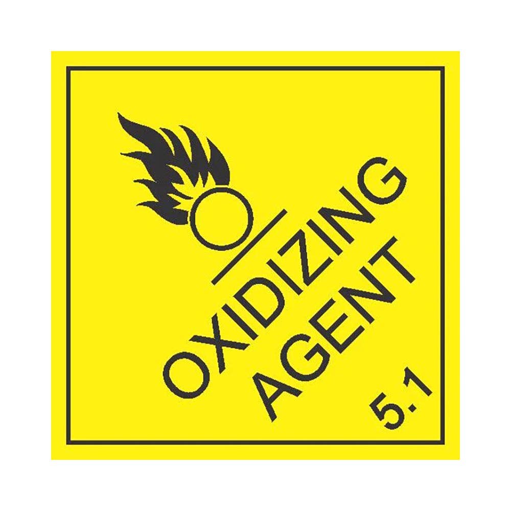 Sticker OXIDIZING AGENT 5.1 Diamond 250 X 250mm_245077_DGOXA2525A
