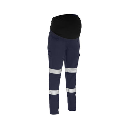 Pants Womens Taped Stretch Cargo Maternity BPLM6008T Navy 22_40071848_BPLM6008T_BPCT22