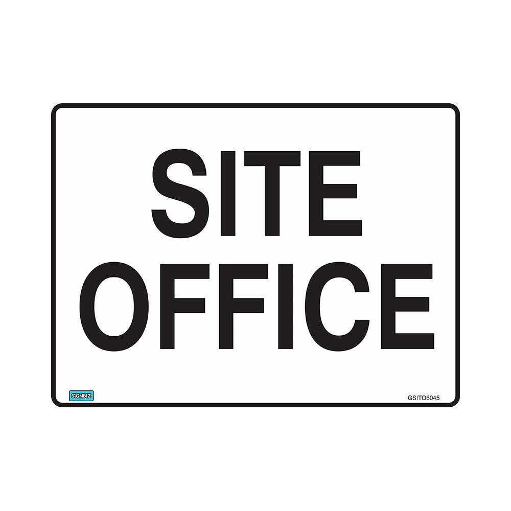 Sign SITE OFFICE 450 X 300mm Metal_247374_GSITO4530M