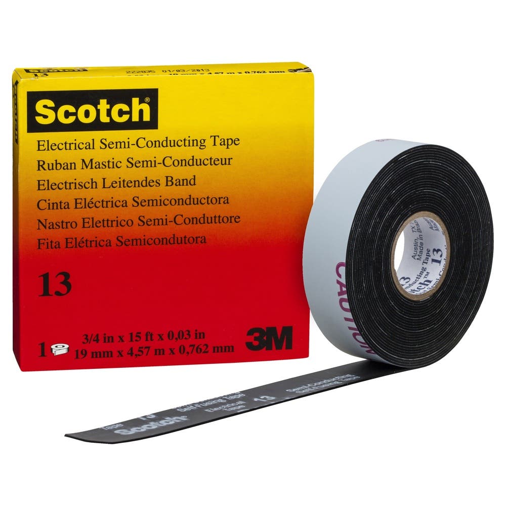 Tape Electrical Semi-Conducting Scotch 13 19mm X 4.5m 3M_249139_7000007284